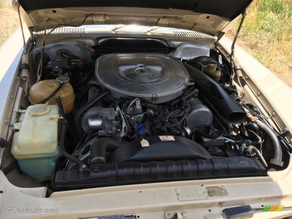 1981 SL Class 380 SL Roadster - Light Ivory / Dark Brown photo #2