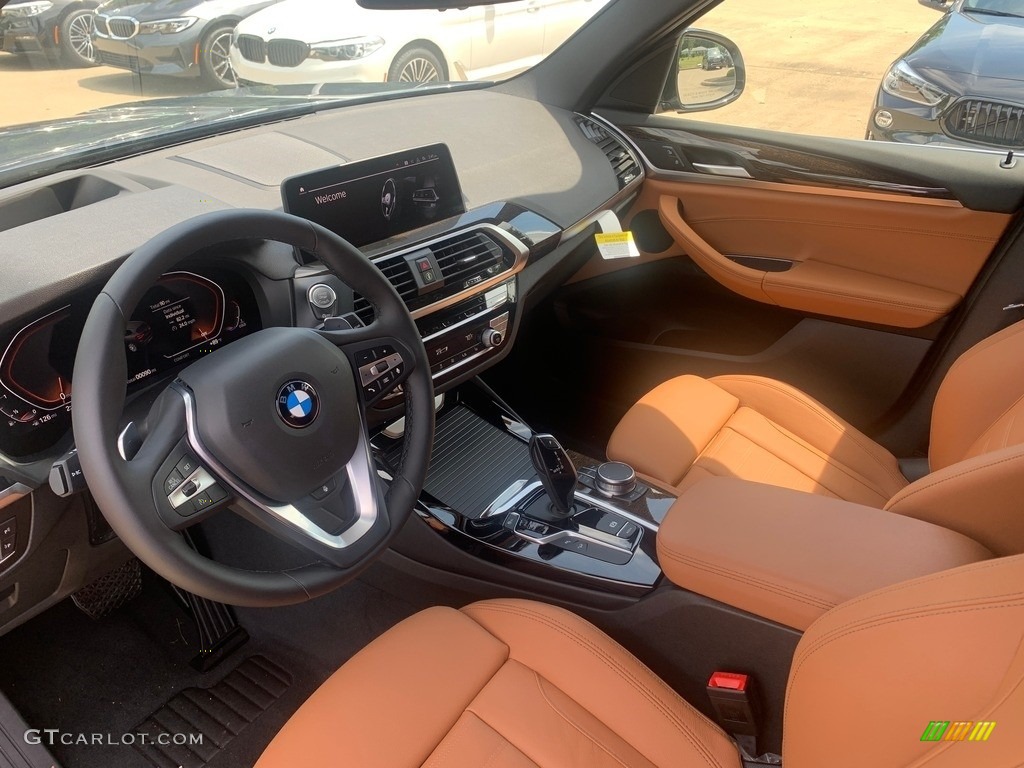 2020 X3 xDrive30i - Phytonic Blue Metallic / Cognac photo #3
