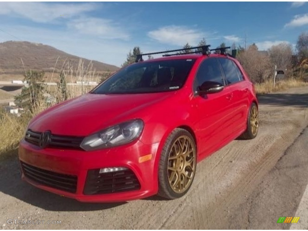 Tornado Red 2012 Volkswagen Golf R 2 Door 4Motion Exterior Photo #138455969