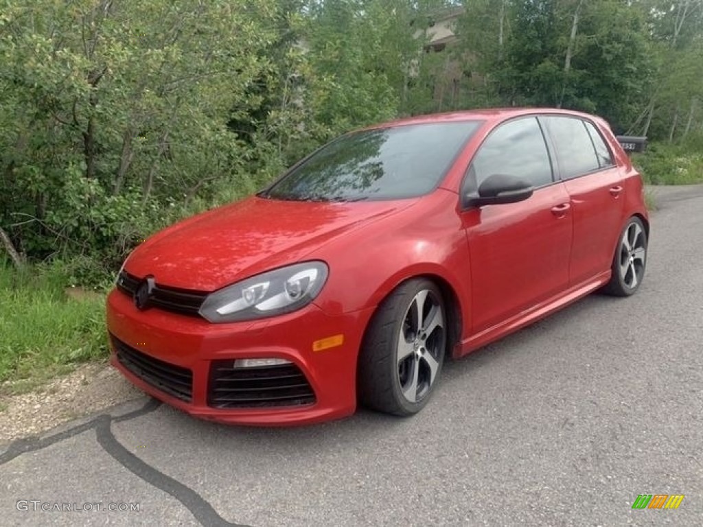 Tornado Red 2012 Volkswagen Golf R 2 Door 4Motion Exterior Photo #138456041