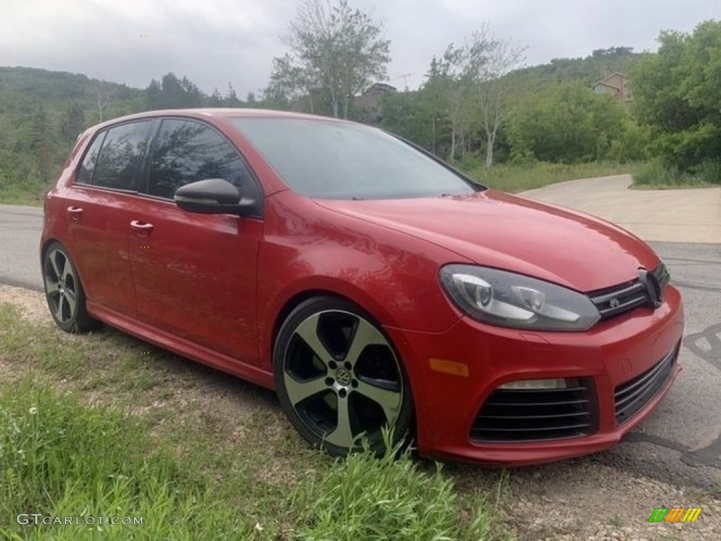 Tornado Red 2012 Volkswagen Golf R 2 Door 4Motion Exterior Photo #138456053