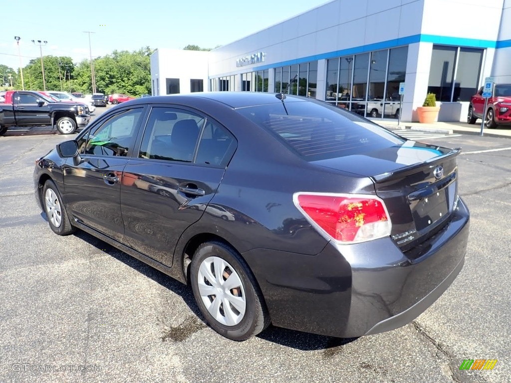 2016 Impreza 2.0i 4-door - Dark Gray Metallic / Black photo #4