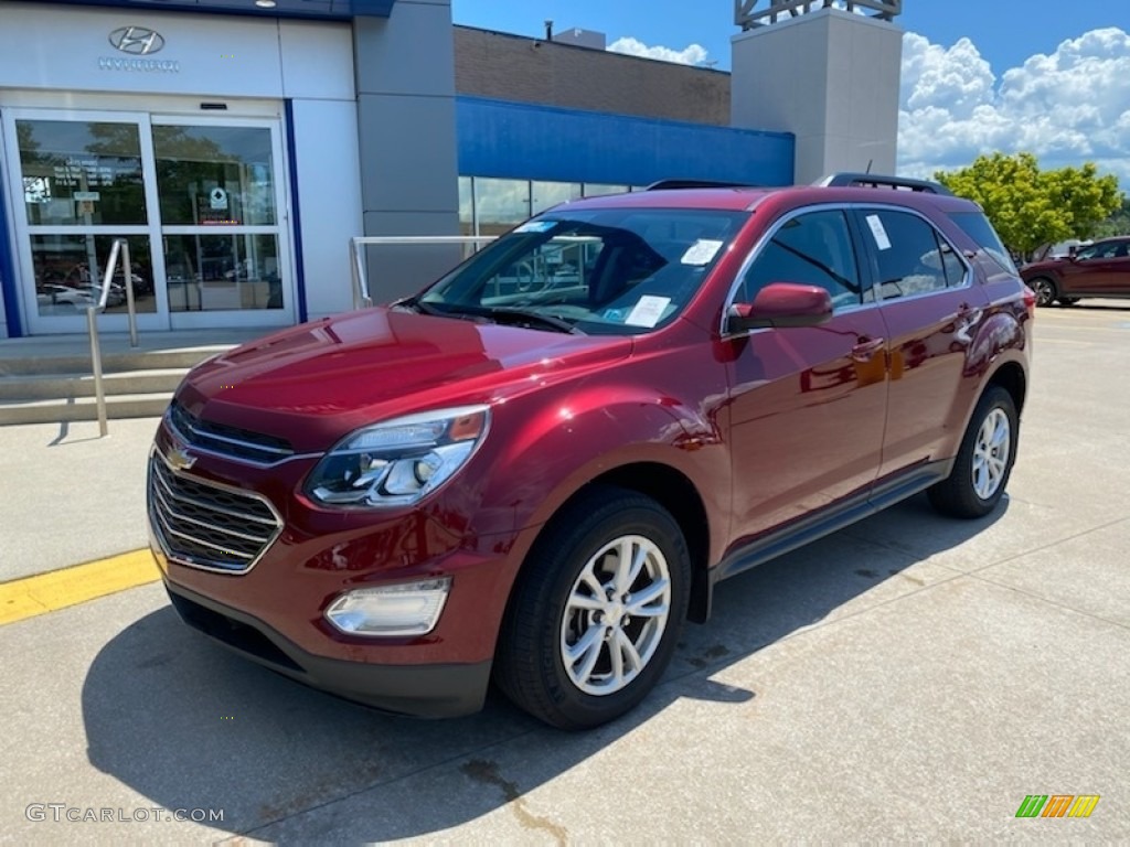 2016 Equinox LT AWD - Siren Red Tintcoat / Jet Black photo #1