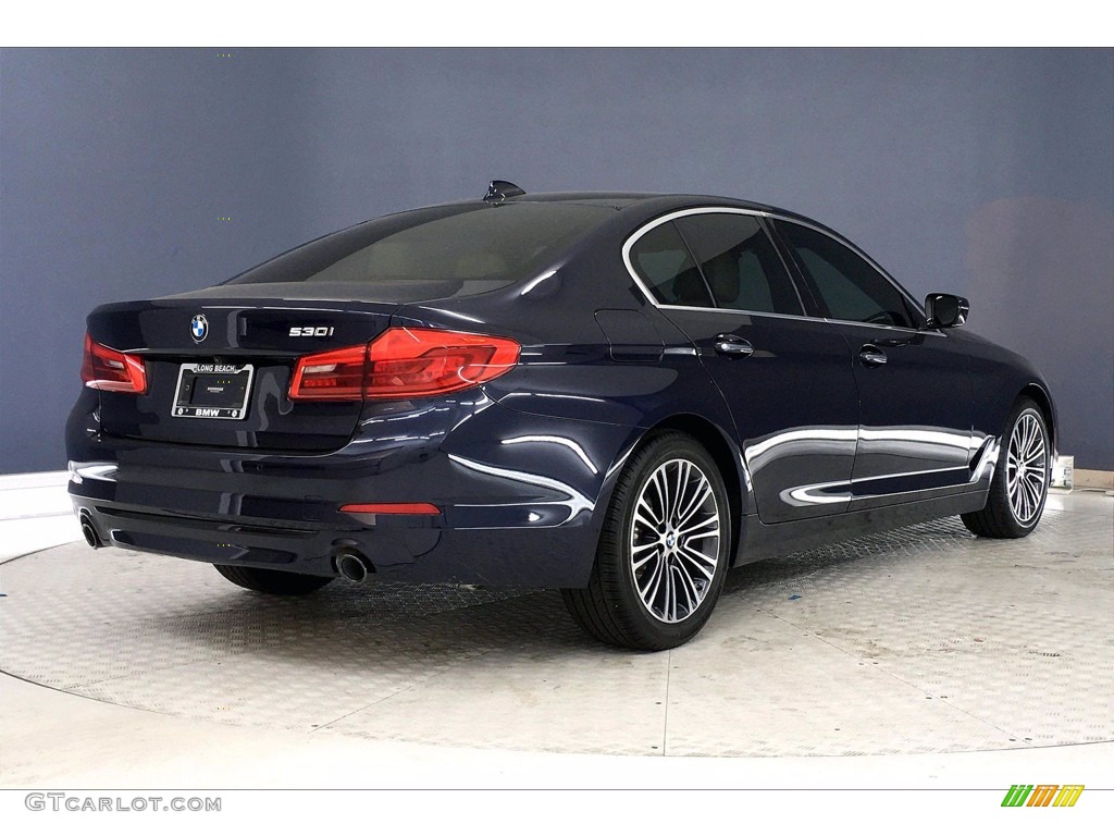 2017 5 Series 530i Sedan - Imperial Blue Metallic / Canberra Beige photo #13