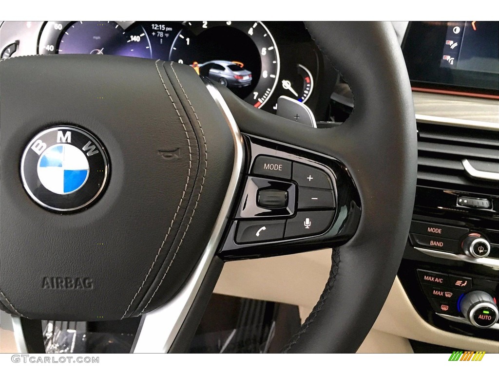 2017 5 Series 540i Sedan - Glacier Silver Metallic / Black photo #19