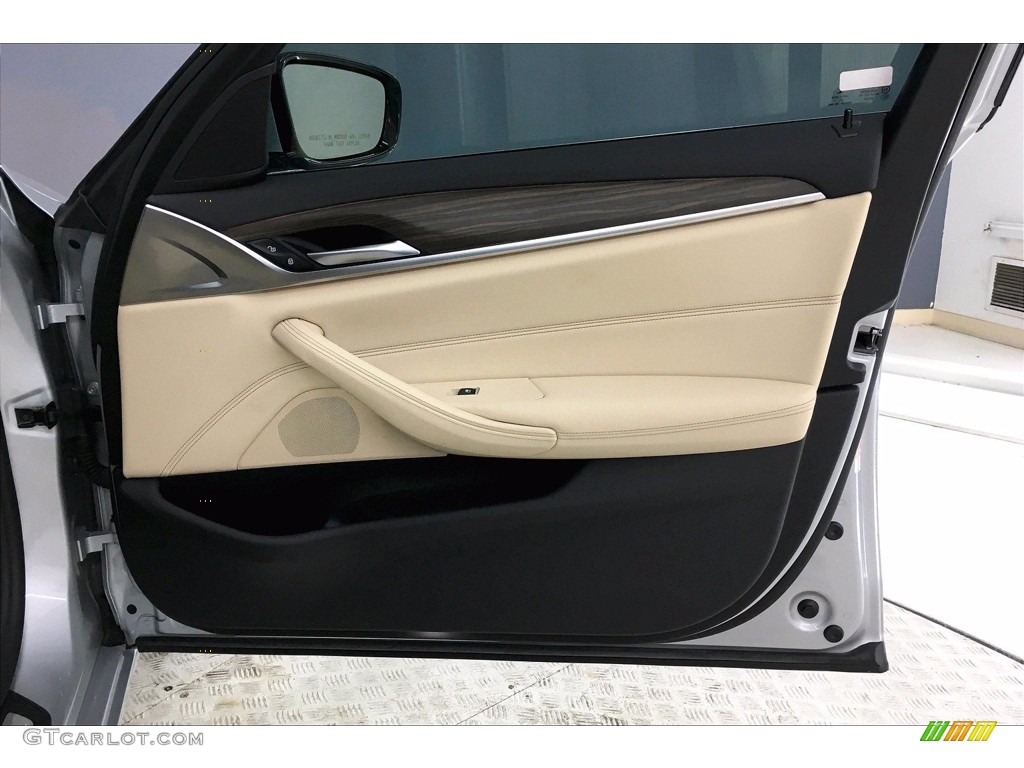 2017 5 Series 540i Sedan - Glacier Silver Metallic / Black photo #24
