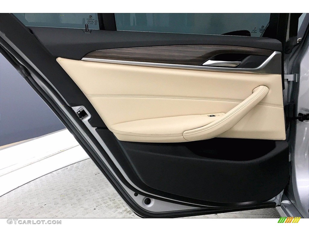 2017 5 Series 540i Sedan - Glacier Silver Metallic / Black photo #25