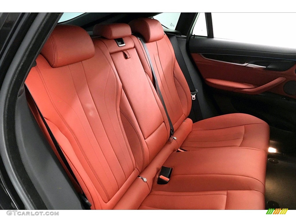 2017 X6 sDrive35i - Black Sapphire Metallic / Coral Red/Black photo #29