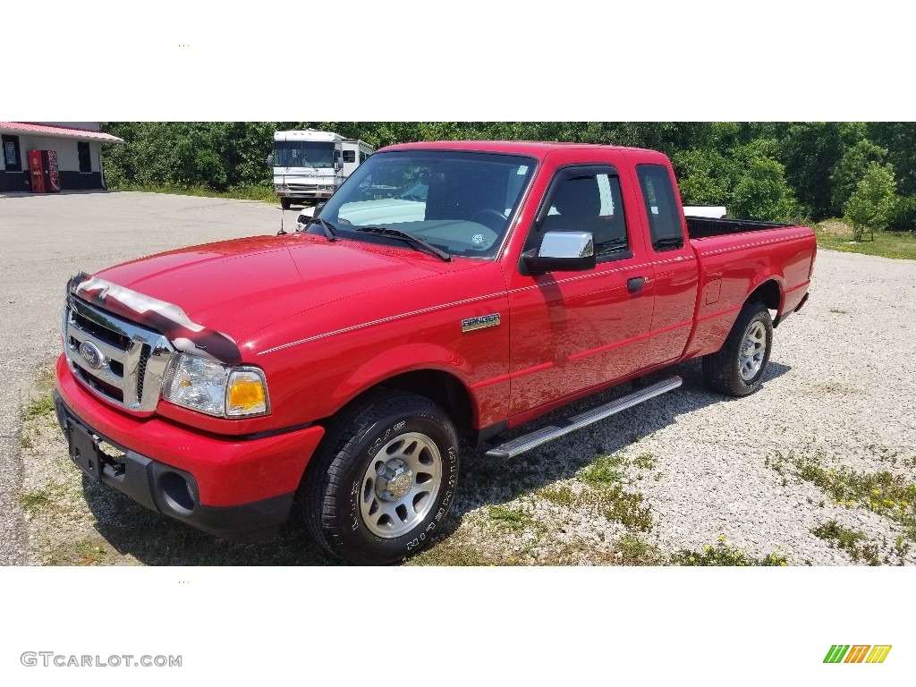 2010 Ranger XLT SuperCab - Torch Red / Medium Dark Flint photo #2