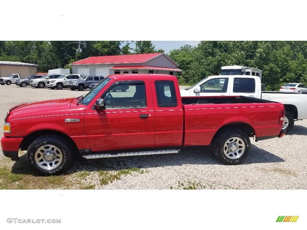 2010 Ranger XLT SuperCab - Torch Red / Medium Dark Flint photo #3