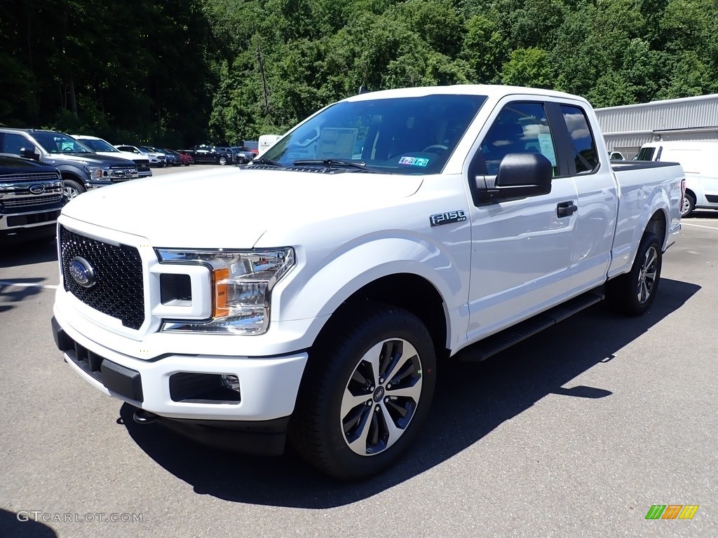 2020 F150 XL SuperCab 4x4 - Oxford White / Medium Earth Gray photo #4