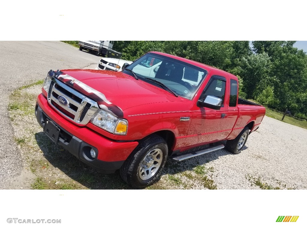 2010 Ranger XLT SuperCab - Torch Red / Medium Dark Flint photo #18
