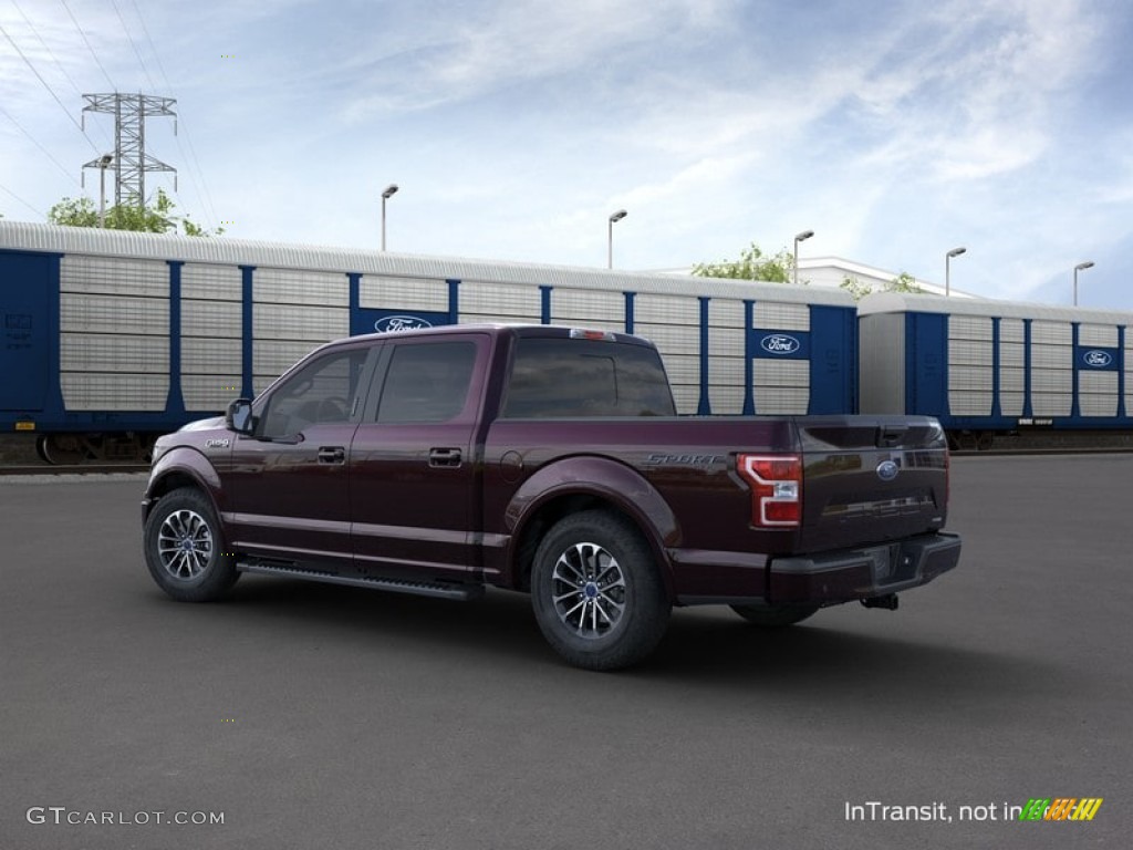 2020 F150 XLT SuperCrew 4x4 - Magma Red / Black photo #4