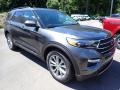 2020 Silver Spruce Metallic Ford Explorer XLT 4WD  photo #3