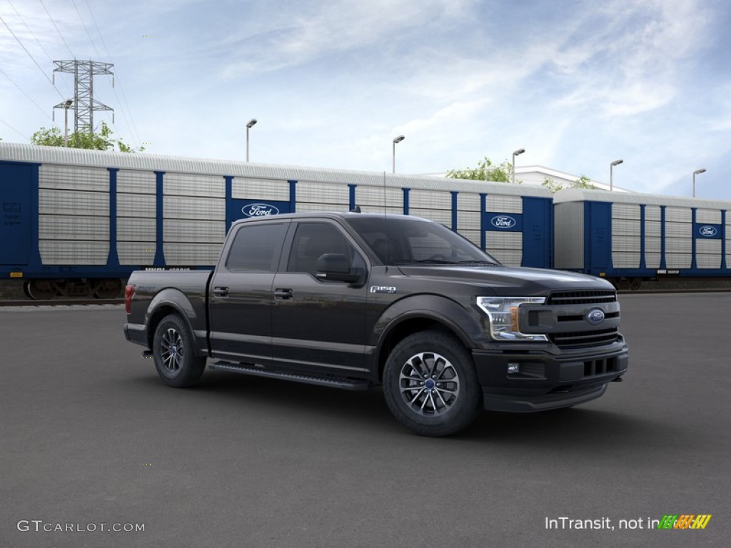 2020 F150 XLT SuperCrew 4x4 - Agate Black / Black photo #7