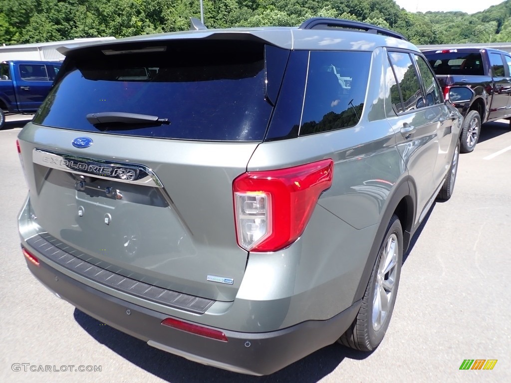 2020 Explorer XLT 4WD - Iconic Silver Metallic / Ebony photo #2