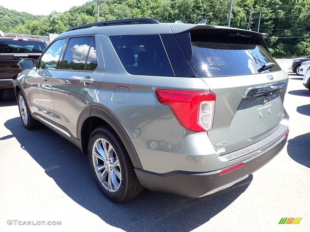 2020 Explorer XLT 4WD - Iconic Silver Metallic / Ebony photo #6