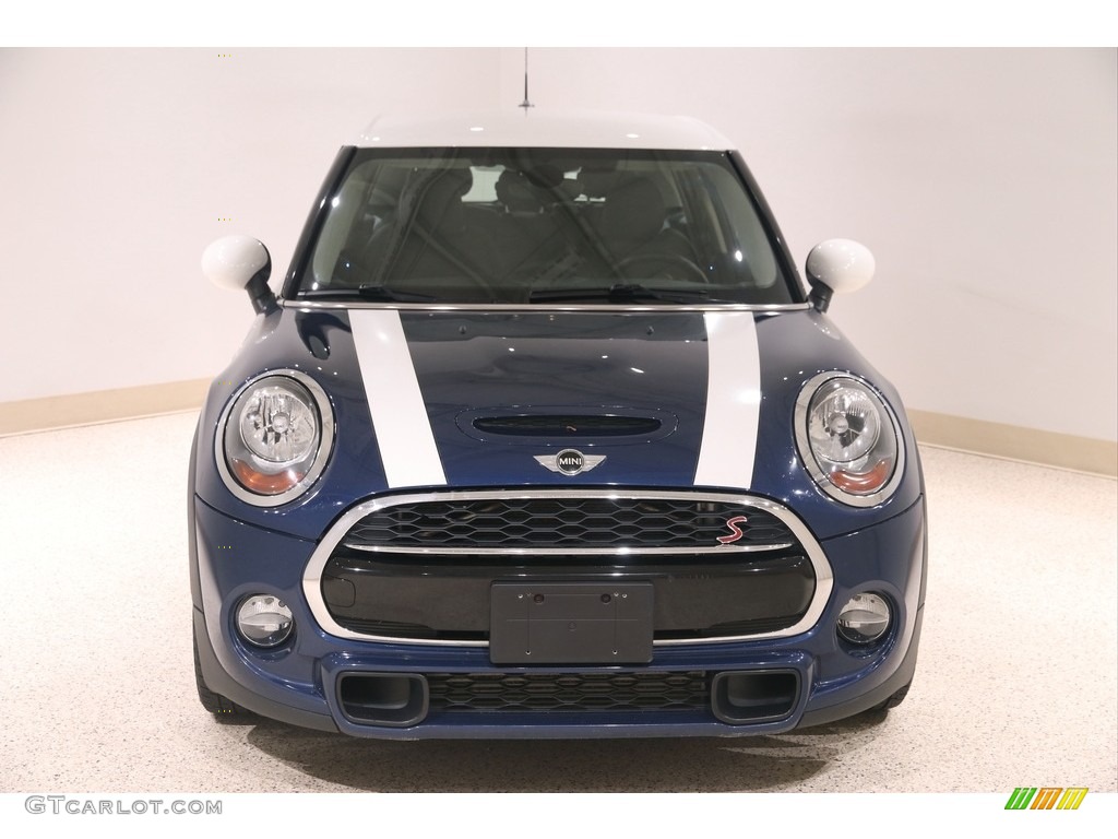 2015 Cooper S Hardtop 4 Door - Deep Blue Metallic / Carbon Black photo #2