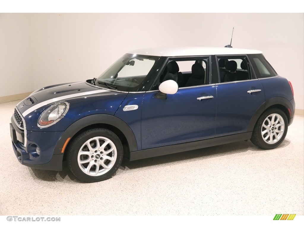 2015 Cooper S Hardtop 4 Door - Deep Blue Metallic / Carbon Black photo #3