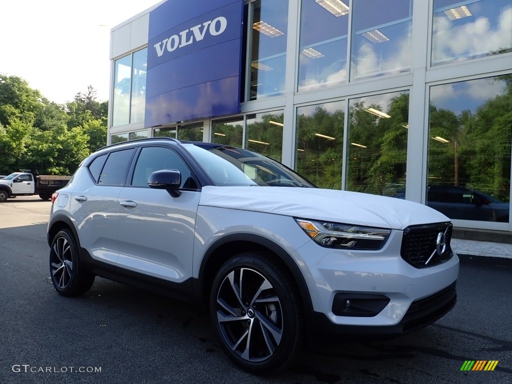 Glacier Silver Metallic 2020 Volvo XC40 T5 R-Design AWD Exterior Photo #138464311