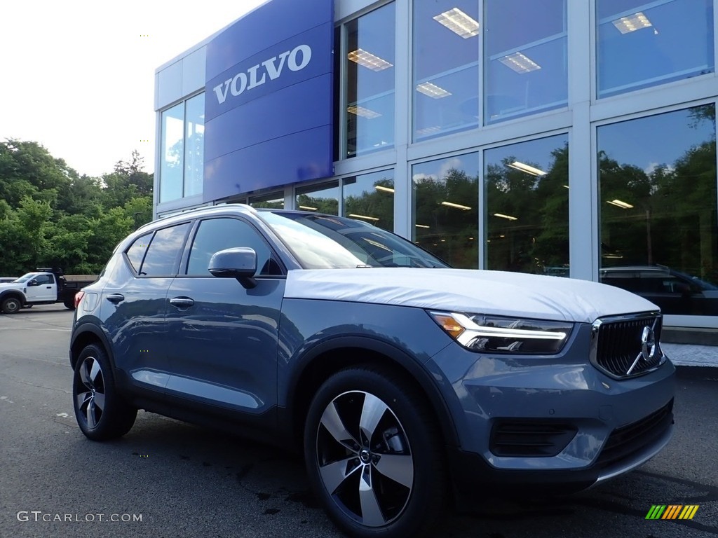 2020 XC40 T5 Momentum AWD - Thunder Grey Metallic / Blond/Charcoal photo #1