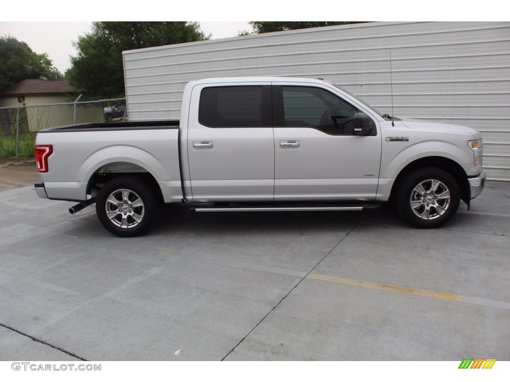 2017 F150 XLT SuperCrew - Ingot Silver / Earth Gray photo #12