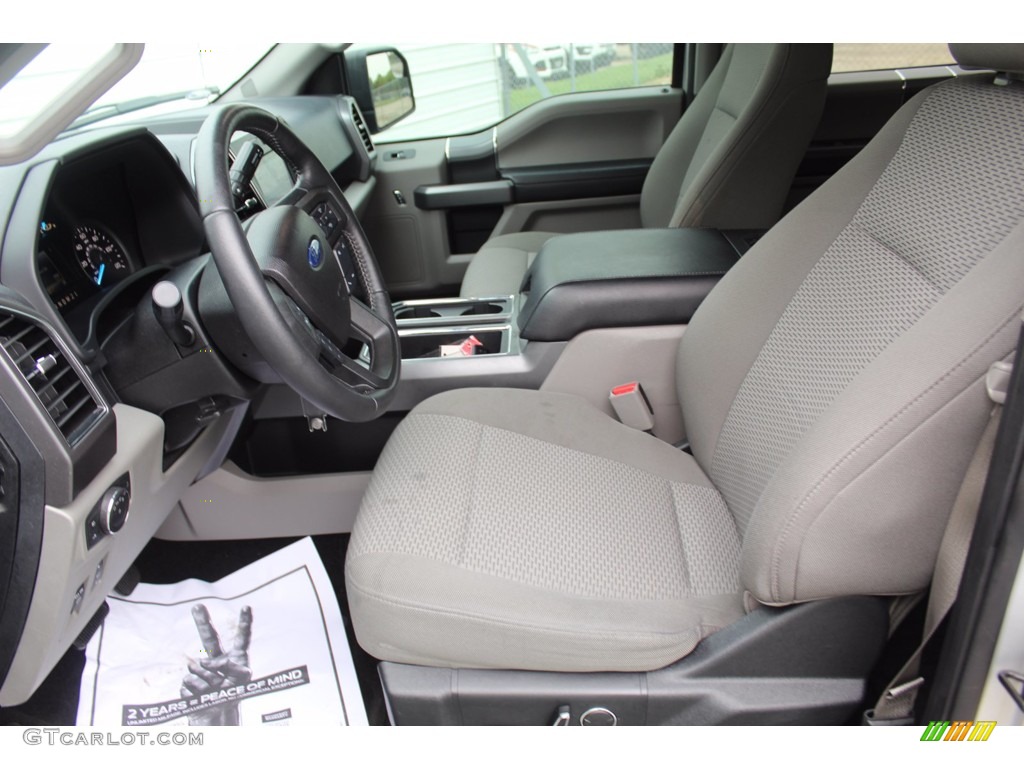 2017 F150 XLT SuperCrew - Ingot Silver / Earth Gray photo #14