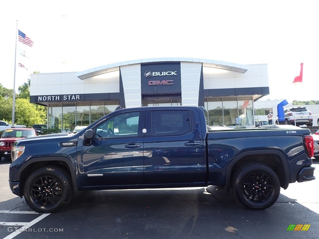 Pacific Blue Metallic GMC Sierra 1500
