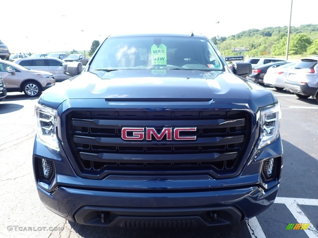 2020 Sierra 1500 Elevation Crew Cab 4WD - Pacific Blue Metallic / Jet Black photo #3