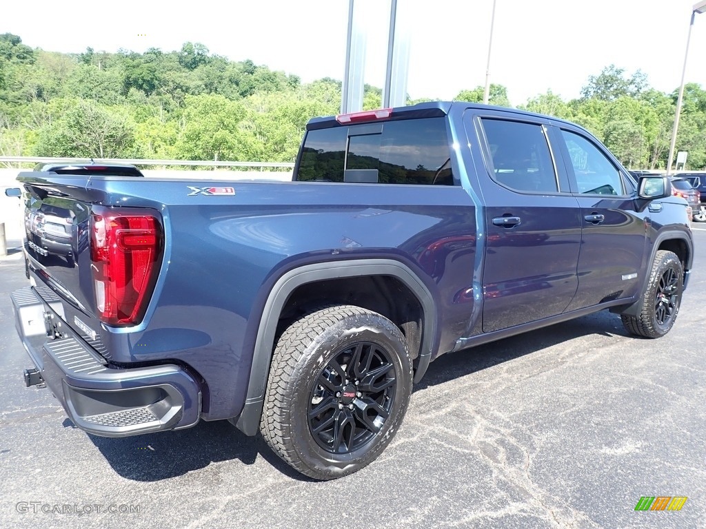 2020 Sierra 1500 Elevation Crew Cab 4WD - Pacific Blue Metallic / Jet Black photo #9