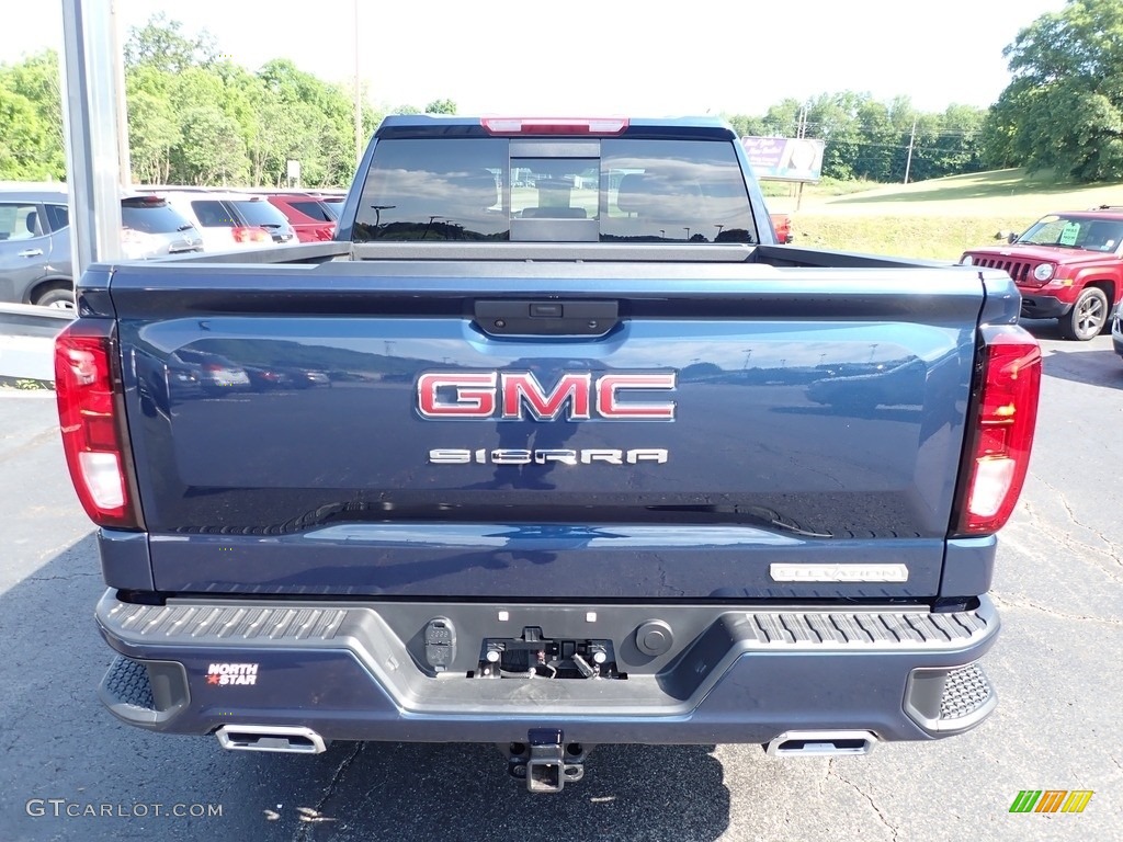 2020 Sierra 1500 Elevation Crew Cab 4WD - Pacific Blue Metallic / Jet Black photo #10