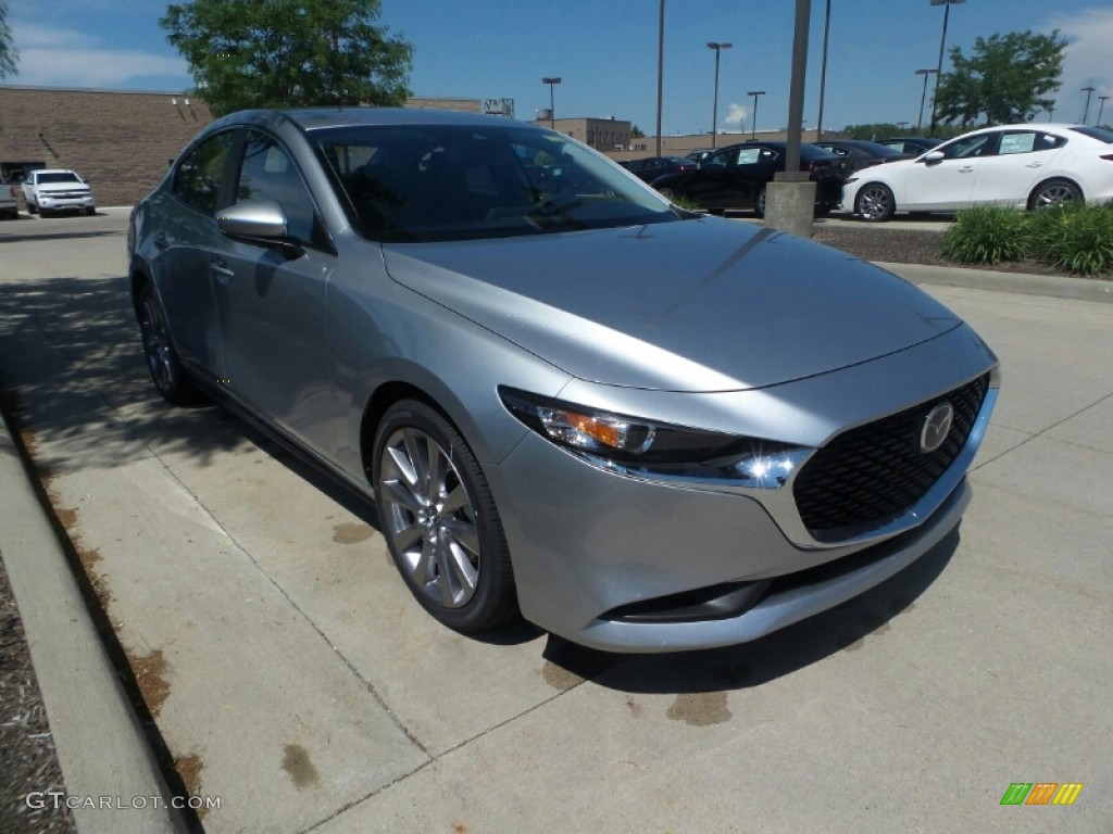 2020 MAZDA3 Select Sedan AWD - Sonic Silver Metallic / Black photo #1