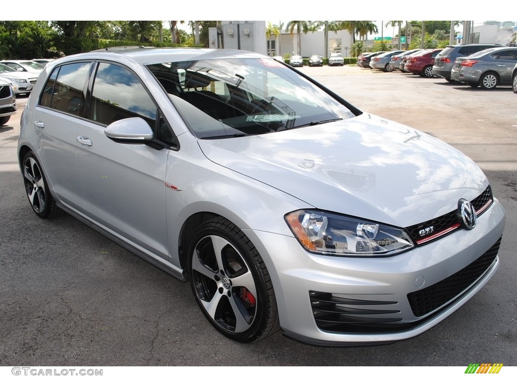 Reflex Silver Metallic 2017 Volkswagen Golf GTI 4-Door 2.0T S Exterior Photo #138470531