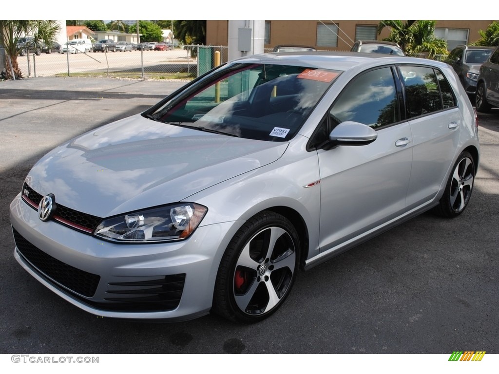 Reflex Silver Metallic 2017 Volkswagen Golf GTI 4-Door 2.0T S Exterior Photo #138470576