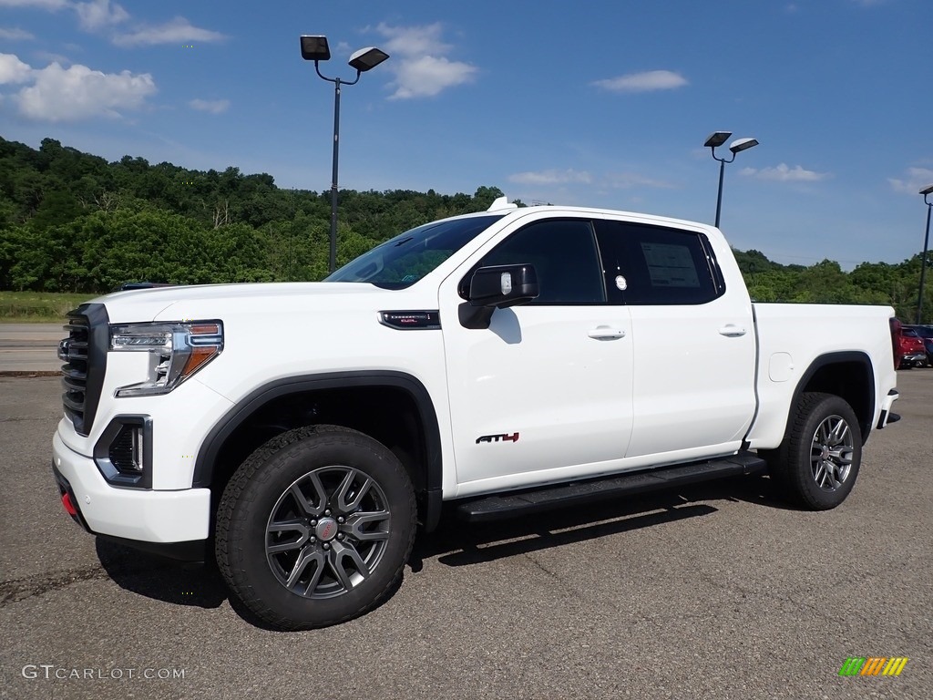 Summit White 2020 GMC Sierra 1500 AT4 Crew Cab 4WD Exterior Photo #138470651