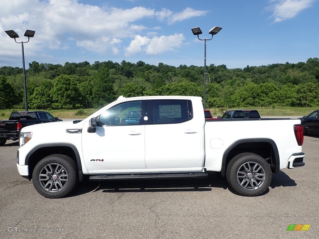 Summit White 2020 GMC Sierra 1500 AT4 Crew Cab 4WD Exterior Photo #138470813