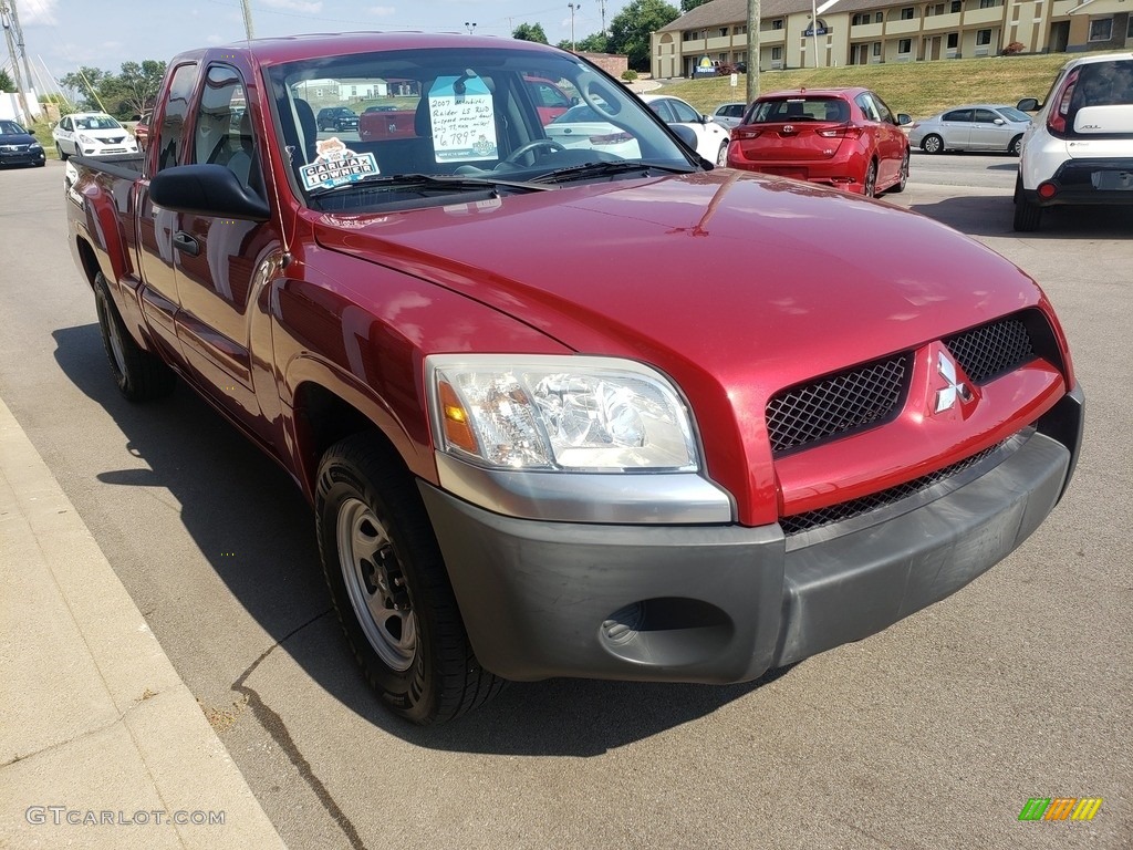 2007 Raider LS Extended Cab - Lava Red / Slate photo #31