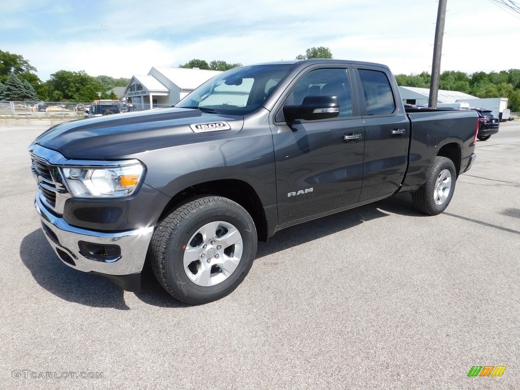 2020 1500 Big Horn Quad Cab 4x4 - Granite Crystal Metallic / Black/Diesel Gray photo #3