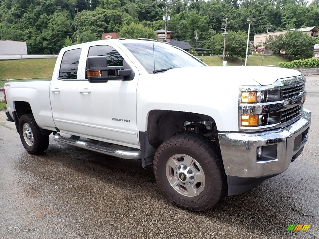 Summit White 2016 Chevrolet Silverado 2500HD LT Double Cab 4x4 Exterior Photo #138473381