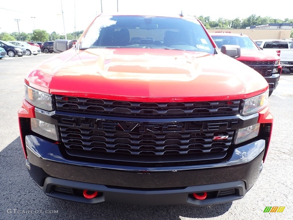 2020 Silverado 1500 Custom Trail Boss Double Cab 4x4 - Red Hot / Jet Black photo #8