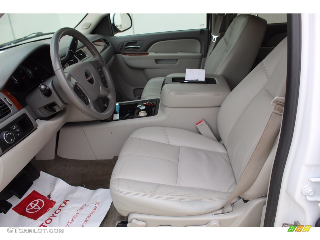Light Titanium Interior 2014 GMC Yukon XL SLT Photo #138475781