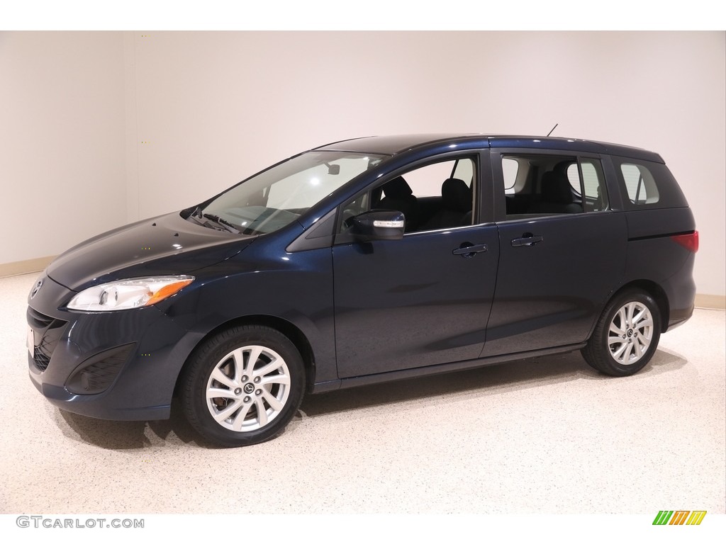 2015 MAZDA5 Sport - Deep Crystal Blue Mica / Black photo #3