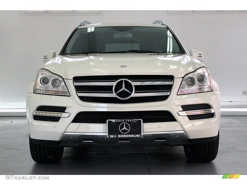 2012 GL 450 4Matic - Arctic White / Black photo #2