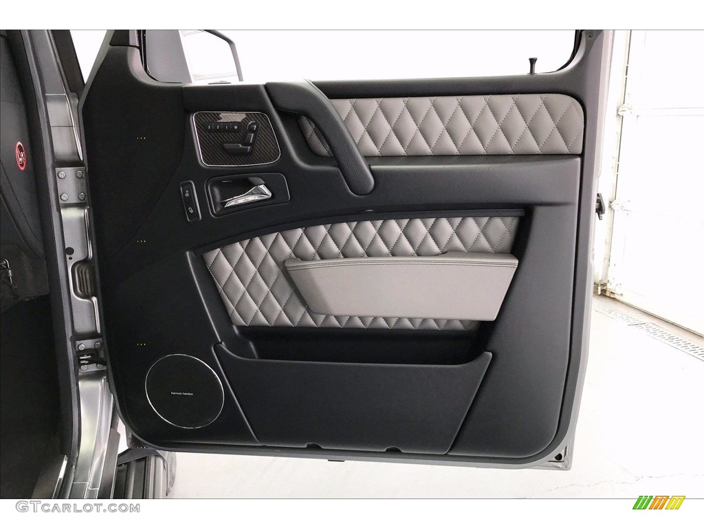 2018 Mercedes-Benz G 63 AMG designo Titanium Grey Pearl Door Panel Photo #138477224