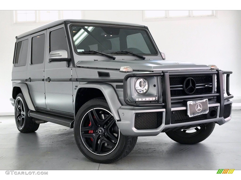 designo Platinum Magno (Matte) 2018 Mercedes-Benz G 63 AMG Exterior Photo #138477236