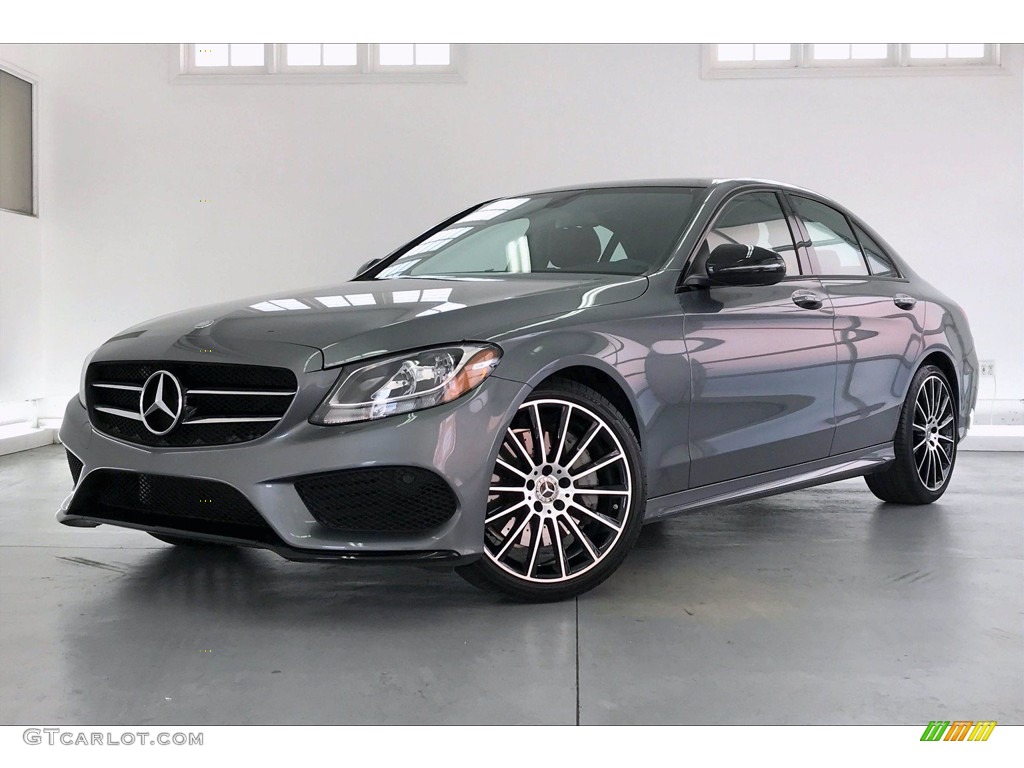 Selenite Grey Metallic 2017 Mercedes-Benz C 300 Sedan Exterior Photo #138477374