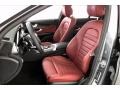 Cranberry Red/Black Front Seat Photo for 2017 Mercedes-Benz C #138477380