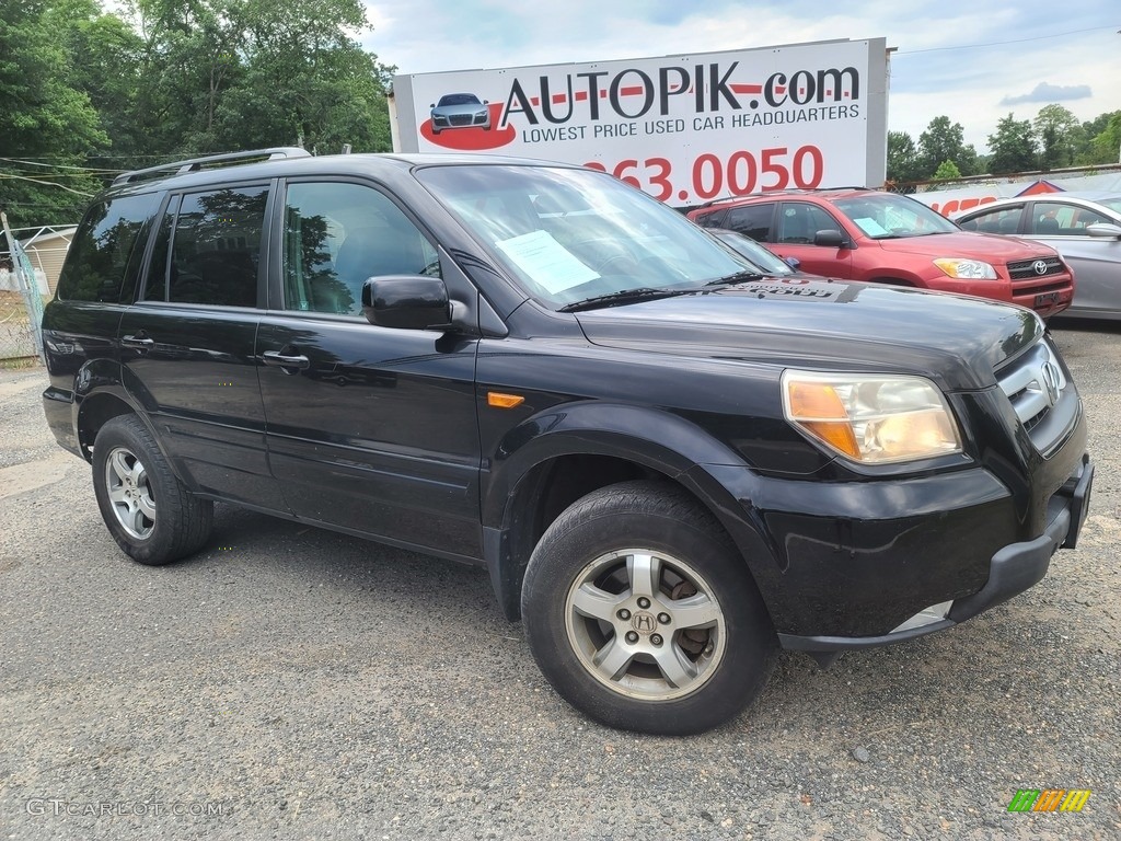 2008 Pilot EX-L 4WD - Formal Black / Gray photo #1