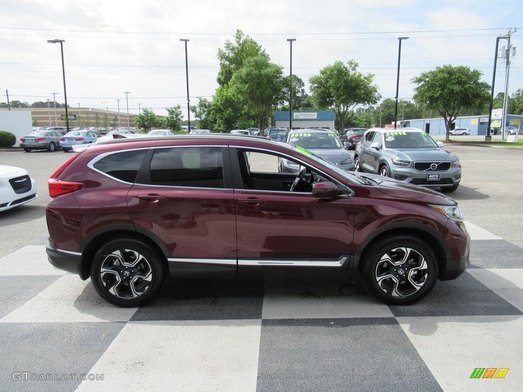 2017 CR-V Touring AWD - Basque Red Pearl II / Gray photo #3