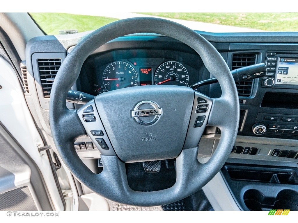2016 Nissan NV 2500 HD SV Cargo Gray Steering Wheel Photo #138480168